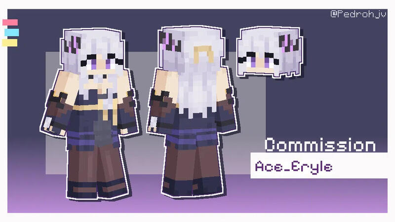 Minecraft Skin - [Pedrohjv](https://linktr.ee/pedrohjv)