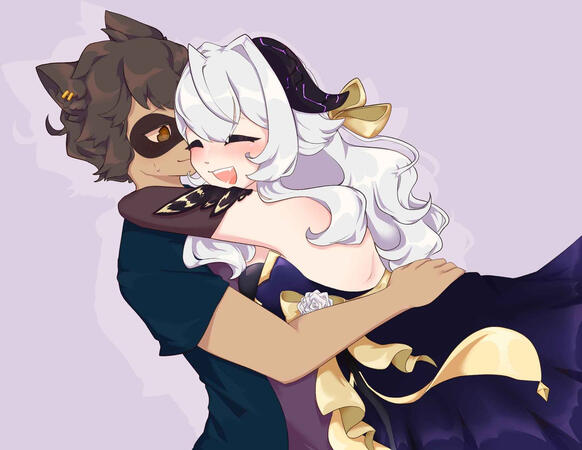 Hug with Damic - HauntLemons